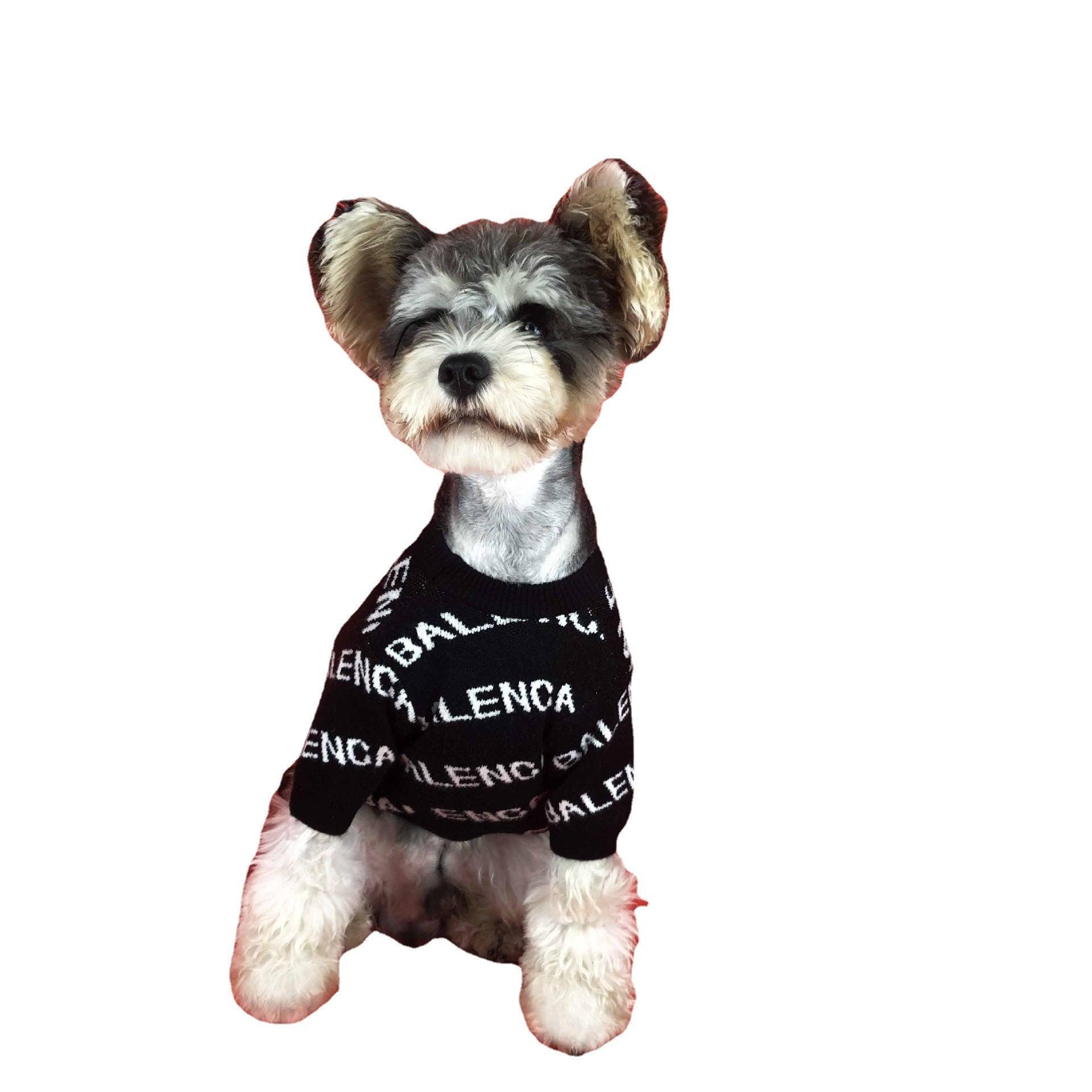 Dog Clothes Spring Pullover Dog Sweater Schnauzer - Dog Hugs Cat