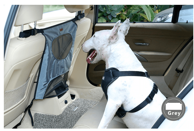 Pet Car Fence Car Rear Seat Screen Anti-Dog Harassment Explosion Safety Barrier - Dog Hugs Cat