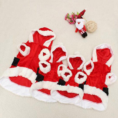 Christmas Dog Clothes Pet Vest Shirt Dog Winter Dress Warm Coat Jacket Clothing For Small Dogs Dress - Dog Hugs Cat