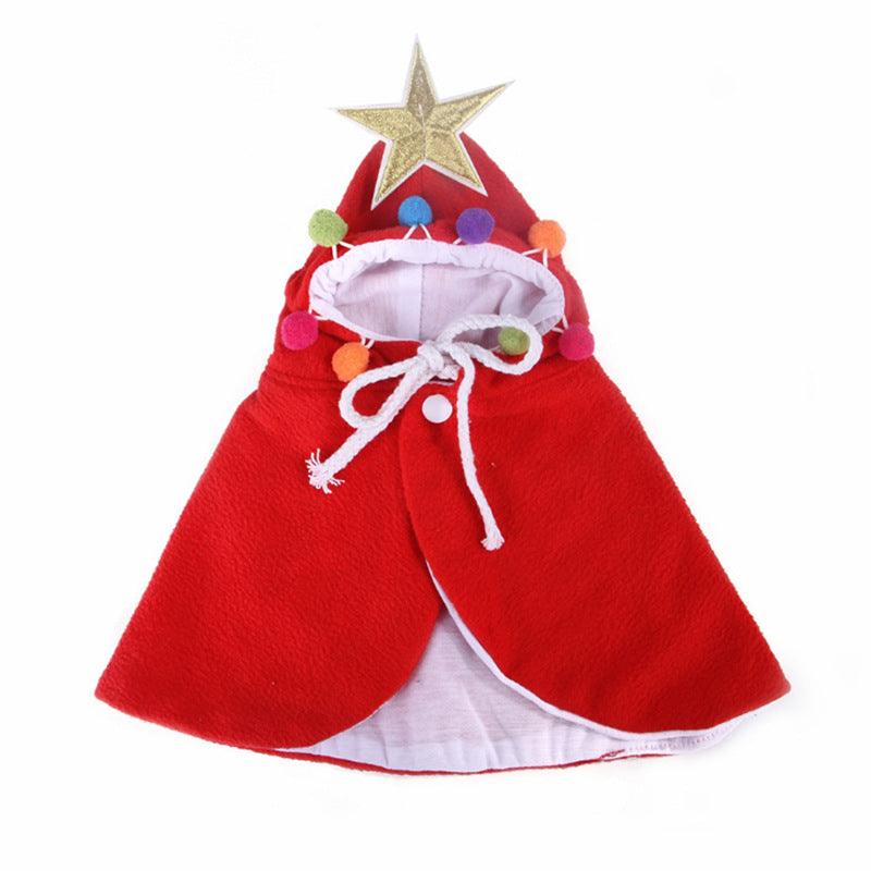 Cute Dog Cat Costume Christmas Cloak Halloween Disguise Cat - Dog Hugs Cat