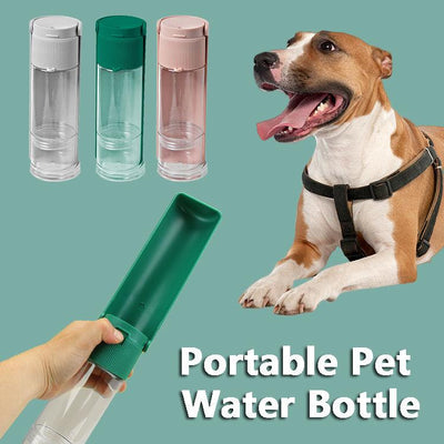 Portable Pet Supplies For Water Bottle Dog Drinking Bowl Cup Outdoor Travel Dogs Cats Water Dispenser Feeder - Dog Hugs Cat