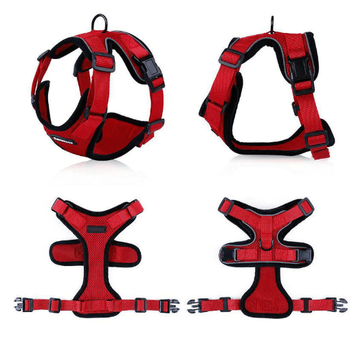 Escape Proof Cat Vest Harness And Car Seat Belt Adapter Adjustable Reflective Cat Harness Soft Mesh Harness For Kitten Puppy - Dog Hugs Cat