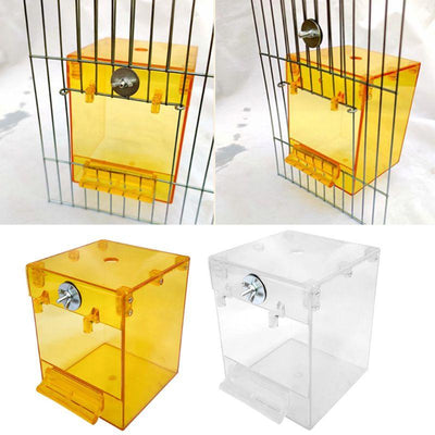 External Bird Bath Transparent Bath Square Basin Bird Supplies Pet Supplies - Dog Hugs Cat