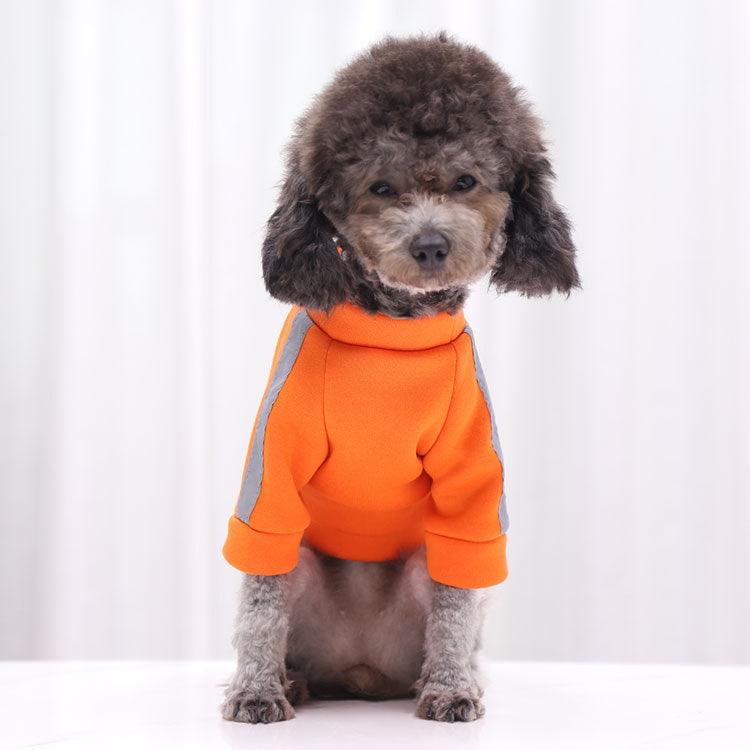 Tractionable Reflective Sweater Night Walking Dog Cat Pet Clothes - Dog Hugs Cat