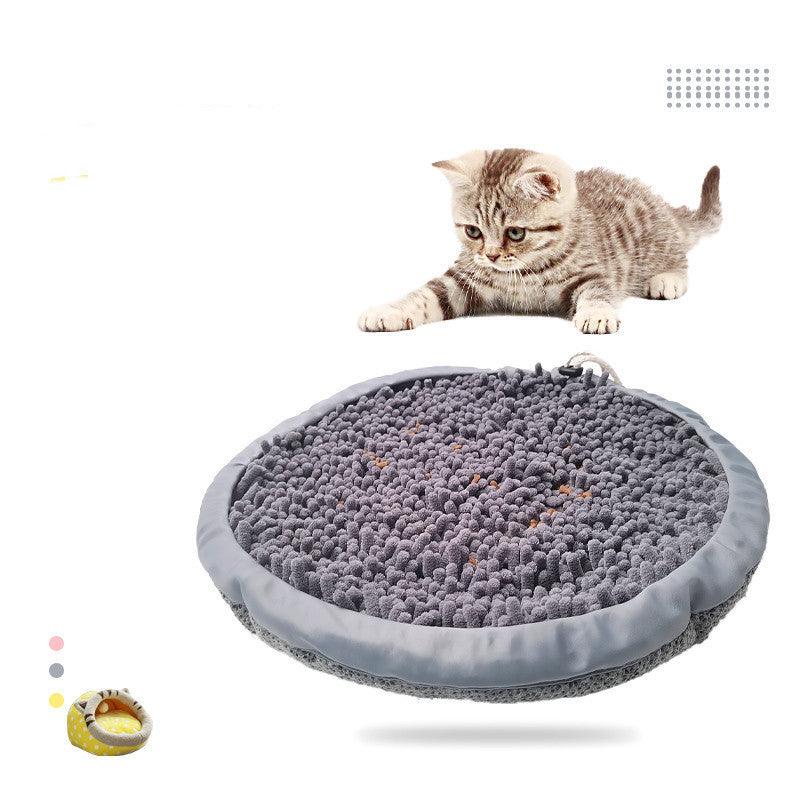 Relieve Boredom Smell And Sniff Pad Cat Litter Pet Blanket - Dog Hugs Cat