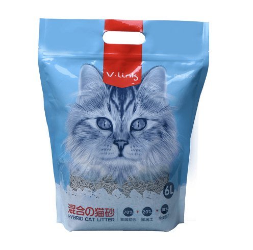 6L Activated Charcoal Tofu Litter with Natural Deodorizing Power - Dog Hugs Cat