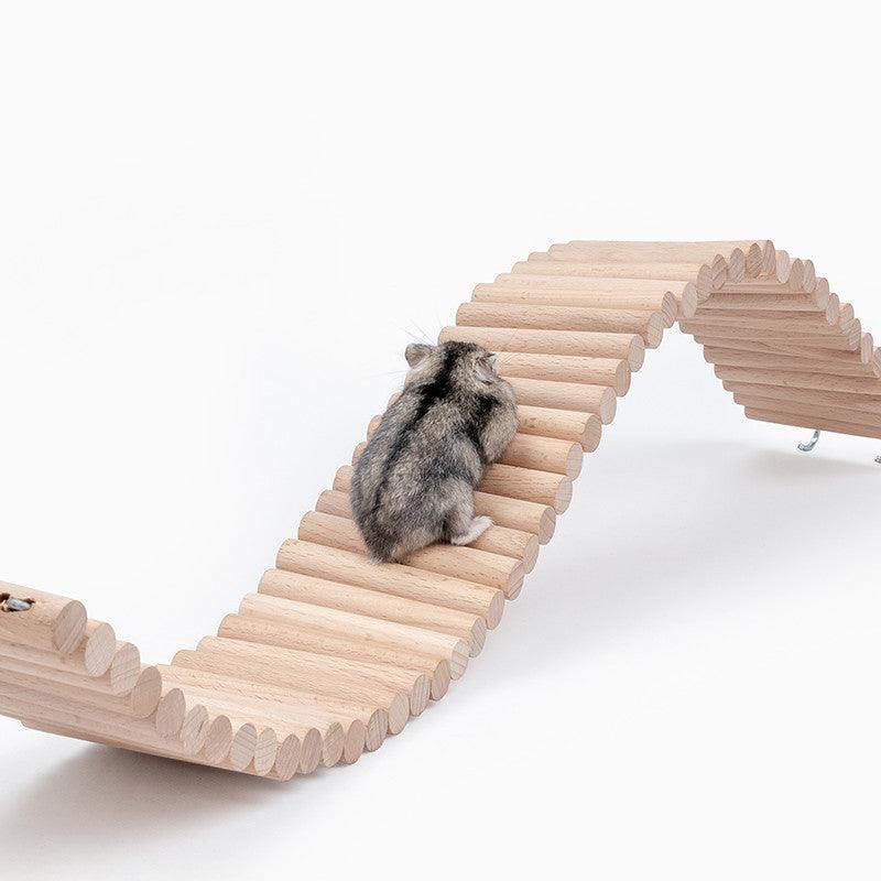 Hamster Swing Toy - Dog Hugs Cat