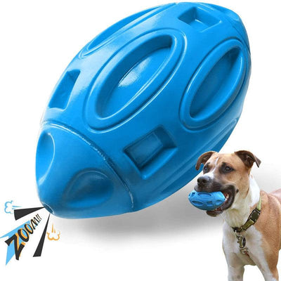 Pet Supplies Dog Toys Rubber Sounding Rugby Wear-Resistant Bite-Resistant Sounding Dog Ball - Dog Hugs Cat