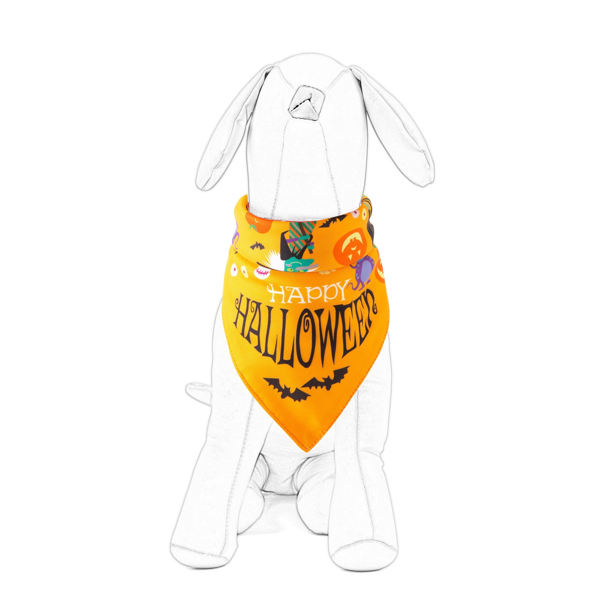 Halloween Pet Saliva Towel - Dog Hugs Cat