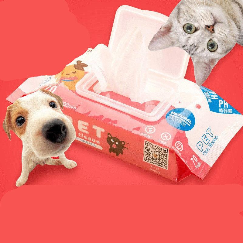 Wet Wipes For Pets - Dog Hugs Cat
