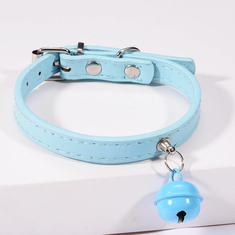 Pet Cat Cat Color Bell Dog Traction Collar - Dog Hugs Cat