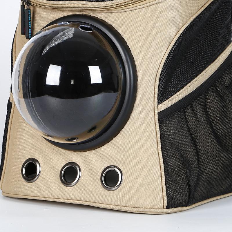 Large Pet Backpack Portable Space Capsule Breathable Window Cat Carrier Dog Bag Pets Products Accessories Portable Travel Bags - Dog Hugs Cat