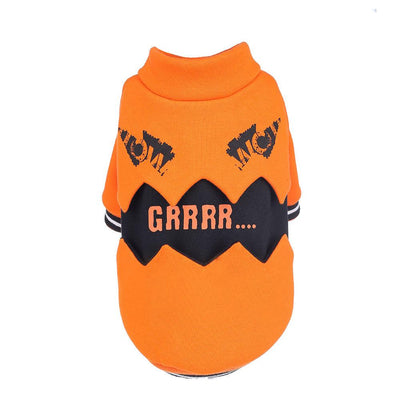 Puppy Dog Clothes Halloween Pumpkin Costume - Dog Hugs Cat