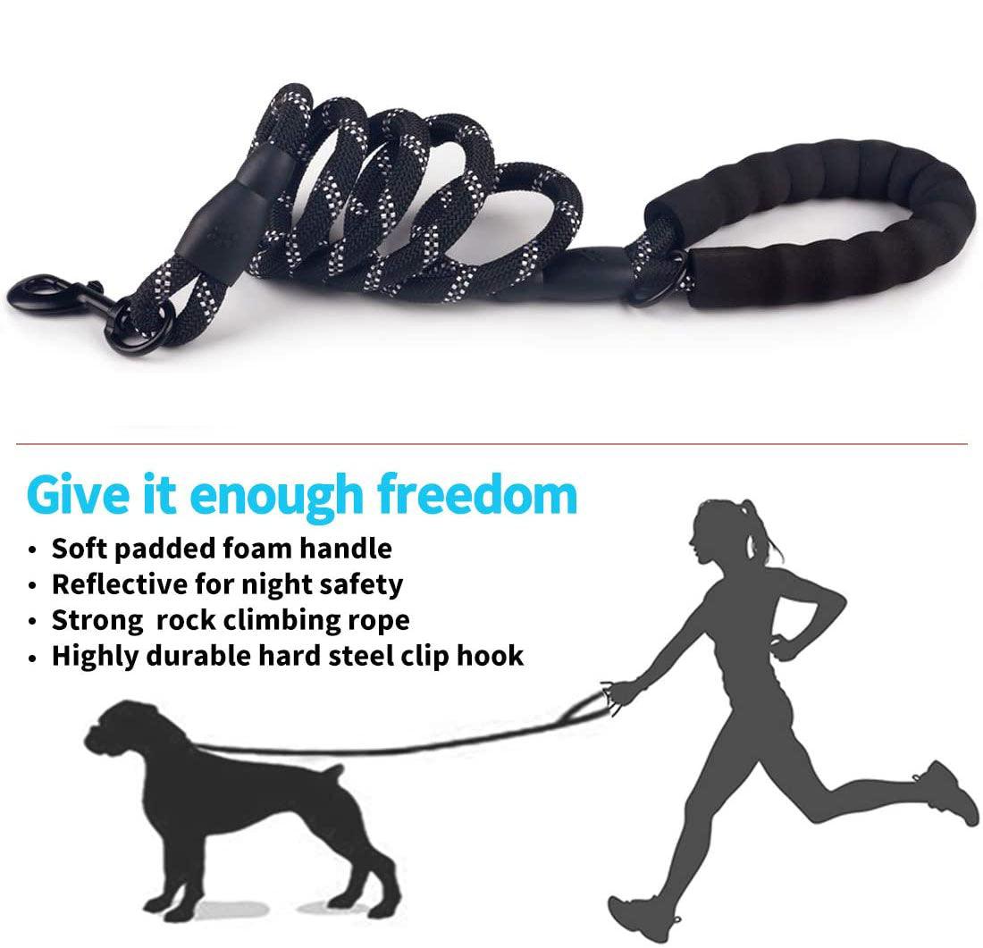 Small Medium Sized Pet Dog Luminous Leash Chain Puppies - Dog Hugs Cat