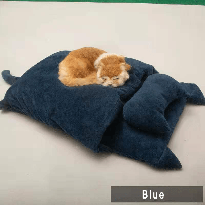 Cat Litter Winter Warm Japanese Cat Sleeping Bag - Dog Hugs Cat