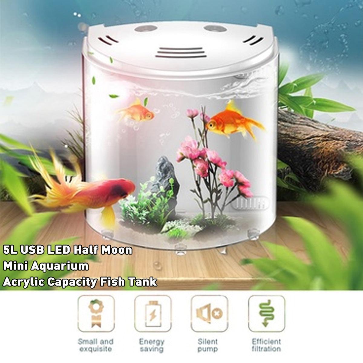 Ecological Acrylic Fish Tank - Dog Hugs Cat