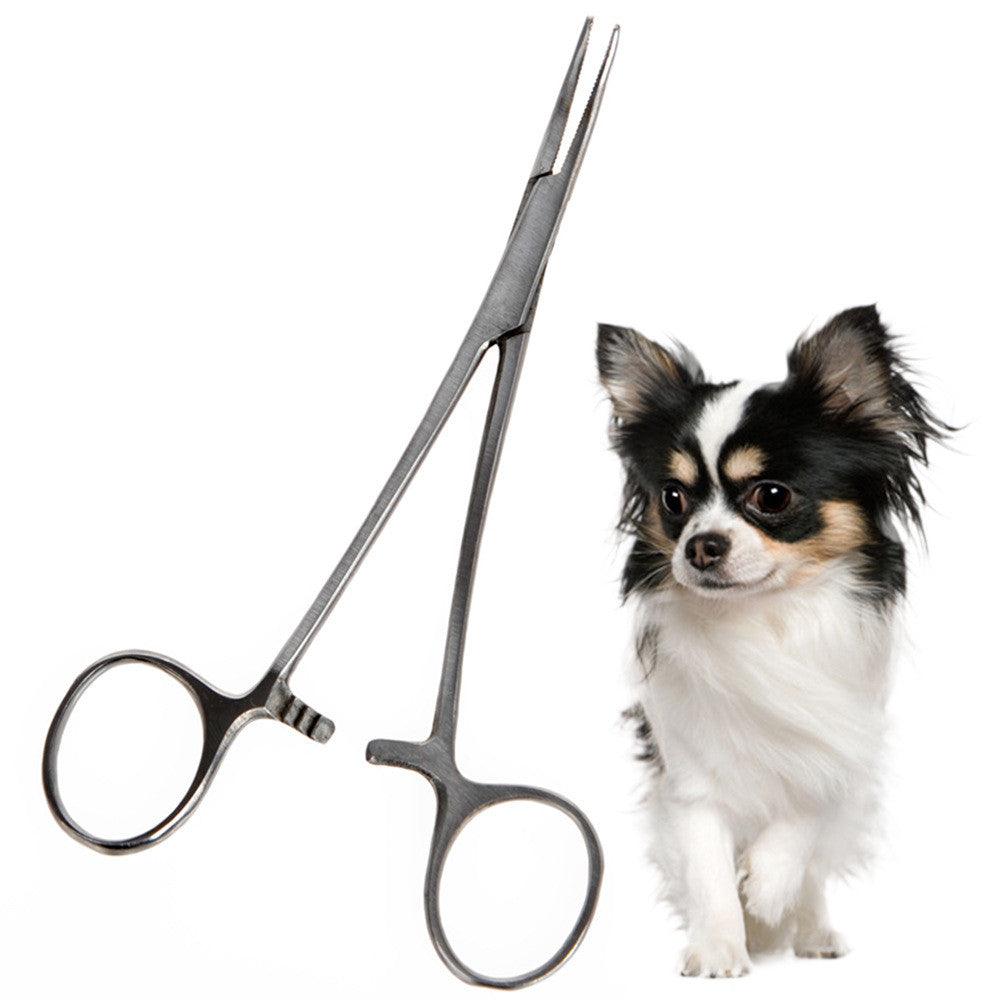 Pet Grooming Scissors Cat Plucking Scissors Dog Stainless Steel Scissors - Dog Hugs Cat