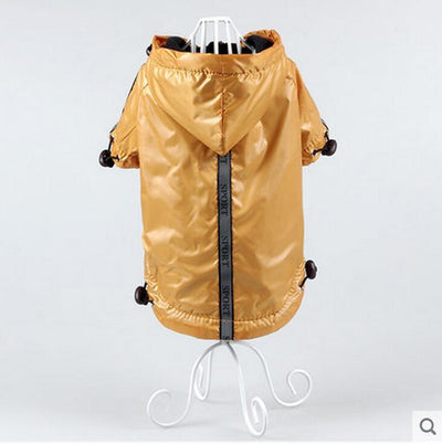 Waterproof Hooded Warm Pet Dog Raincoat - Dog Hugs Cat