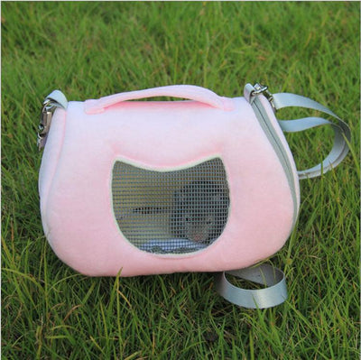 Portable Hamster Cage Backpack - Dog Hugs Cat