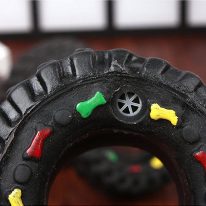 Small Tire Pet Vocalizations Glue Dog Toys - Dog Hugs Cat