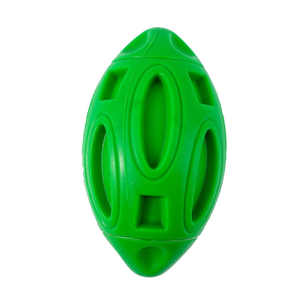 Pet Supplies Dog Toys Rubber Sounding Rugby Wear-Resistant Bite-Resistant Sounding Dog Ball - Dog Hugs Cat