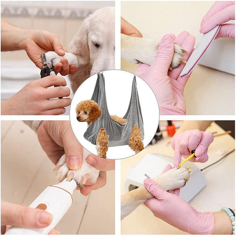 Pet Dog Cat Grooming Hammock Harness Dog Hammock Restraint Bag Helper Breathable Dogs Grooming Trimming Hammock Helper Cats - Dog Hugs Cat