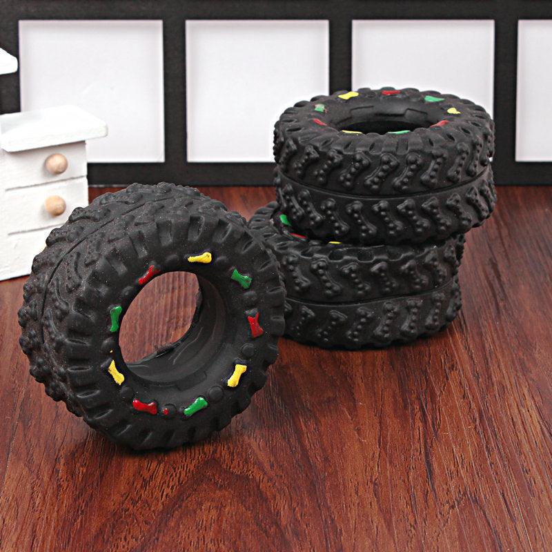 Small Tire Pet Vocalizations Glue Dog Toys - Dog Hugs Cat