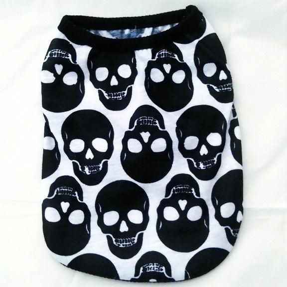 Pet Clothes Skull Halloween Supplies - Dog Hugs Cat