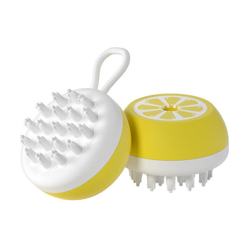 Pet Dog Cat Bath Brush 2-In-1 Pet Spa Massage Comb Soft Silicone Pet Shower Hair Grooming Cmob Dog Cleaning Tool Pets Supplies - Dog Hugs Cat