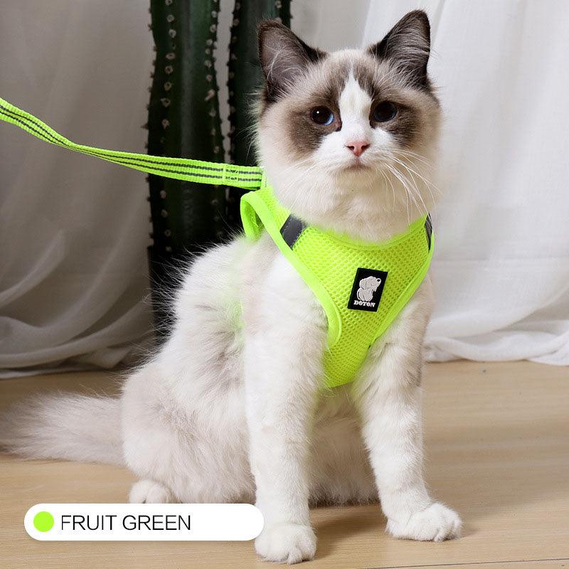 Anti-Strike Cat Traction Cat Harness - Dog Hugs Cat