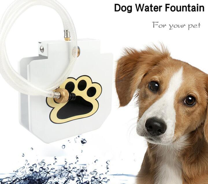 Outdoor Dog Pet Water Fountain - Dog Hugs Cat