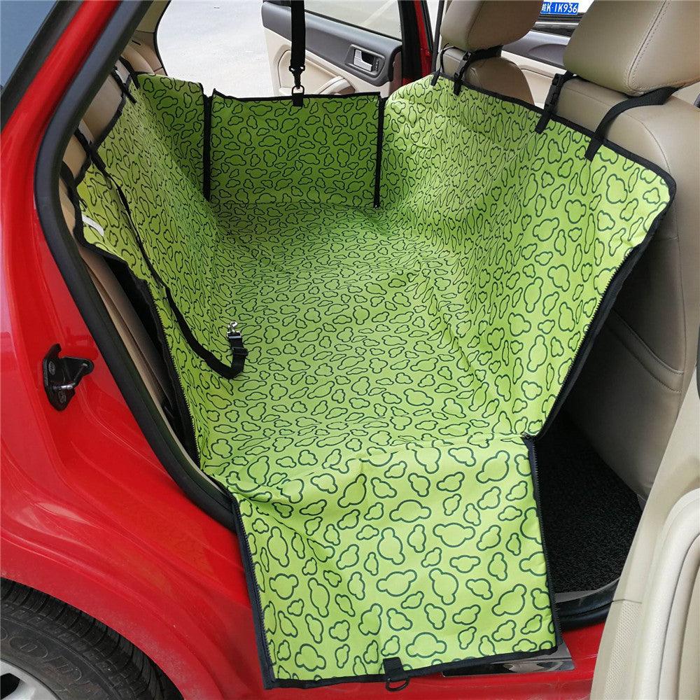 Car Back Seat Cover For Pet - Dog Hugs Cat