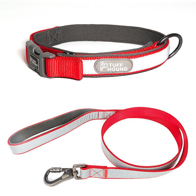 Dog Collar Pet Products Reflective Full Neck Traction Set - Dog Hugs Cat