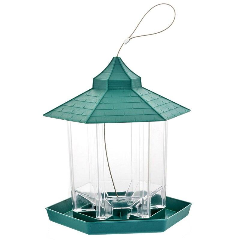 Waterproof Hanging Bird Food Box - Dog Hugs Cat