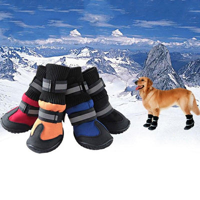 Winter Cotton Non-Slip Boots For Dogs - Dog Hugs Cat