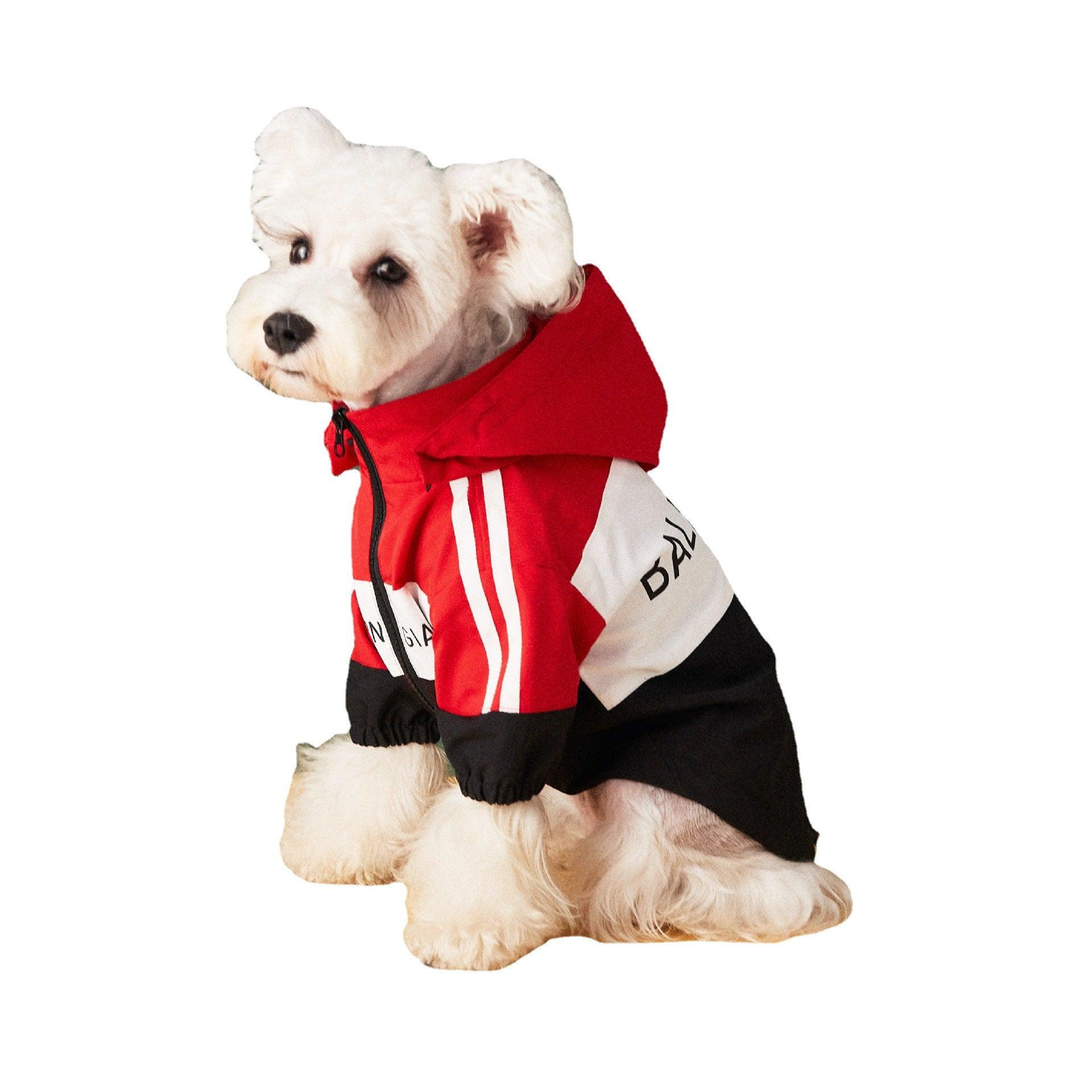 Dog Clothes Waterproof Raincoat Jacket - Dog Hugs Cat