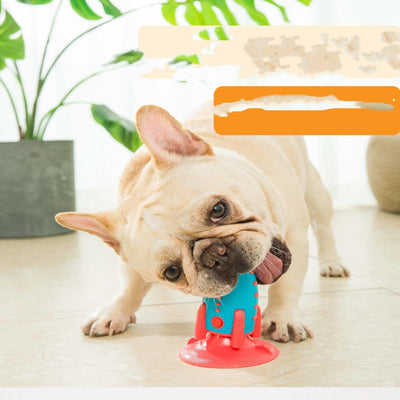 Rocket Dog Toys Leaking Food Dog Bite Toys Bite-Resistant Pet Toys - Dog Hugs Cat