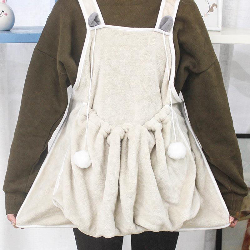 Pets Apron Women Touch The Cat Small Dog Clothes Non-Stick Anti-Grab For Pets - Dog Hugs Cat