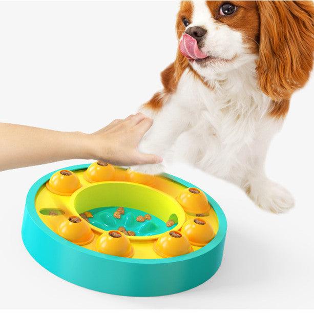 Dog Pets Puzzle Toys Slow Feeder Interactive Increase Puppy Iq Food Dispenser Slowly Eating Nonslip Bowl Pet Dogs Training Game - Dog Hugs Cat