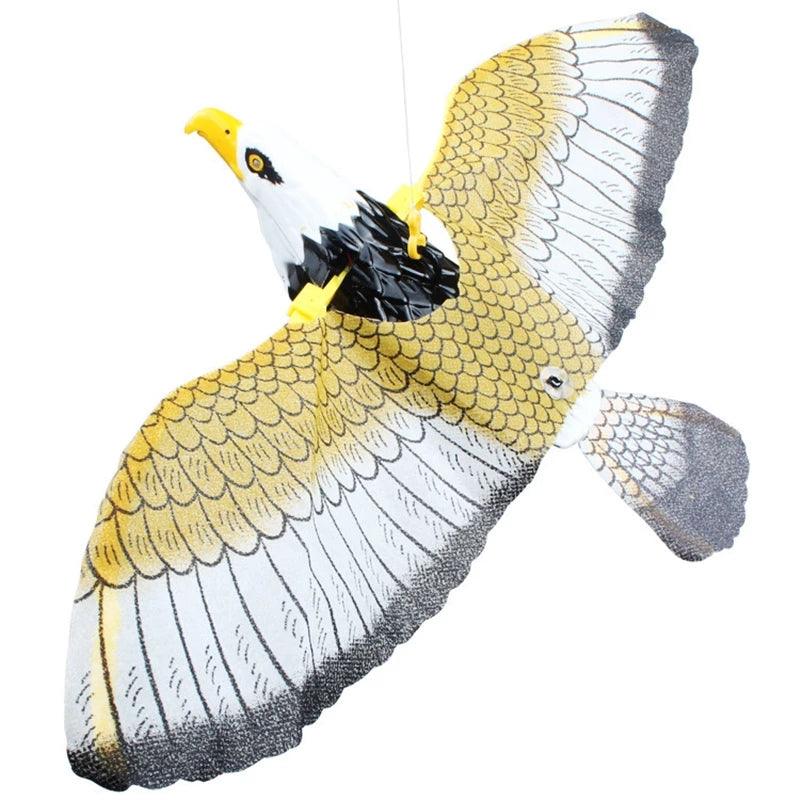 Simulation Bird Cat Interactive Pet Toys Hanging Eagle Flying Teasering Play Kitten Dog Toys Animals Cat Accessories Supplies - Dog Hugs Cat