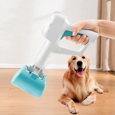 Portable Plastic Toilet Collector For Pets - Dog Hugs Cat