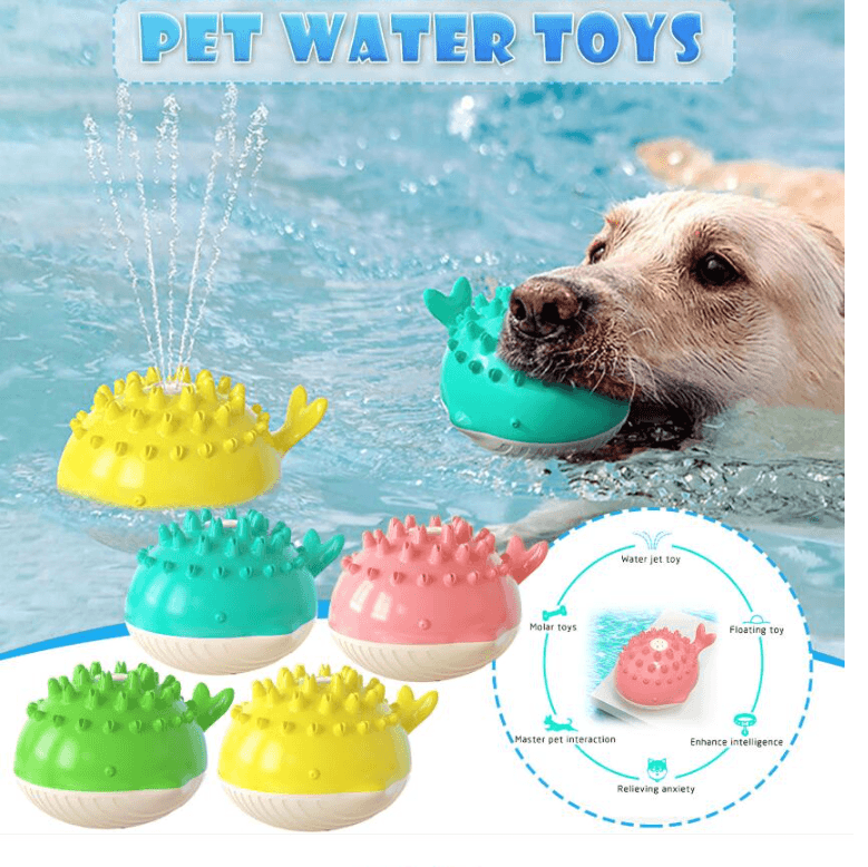 Pets Supplies Factory Amazon Hot Summer Electric Water Floating Swimming Pet Bathing Water Spray Dog Toy - Dog Hugs Cat