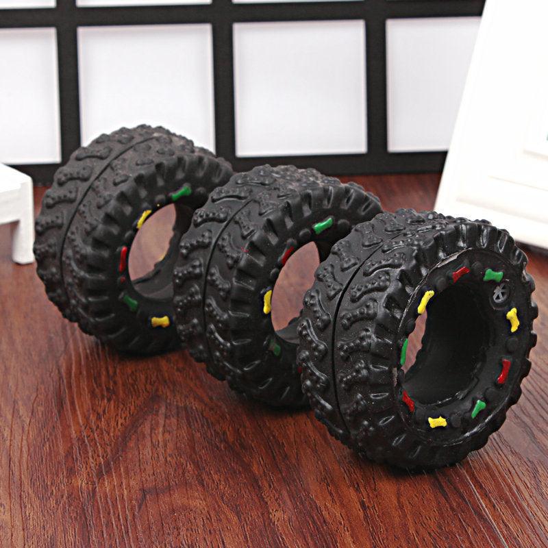 Small Tire Pet Vocalizations Glue Dog Toys - Dog Hugs Cat