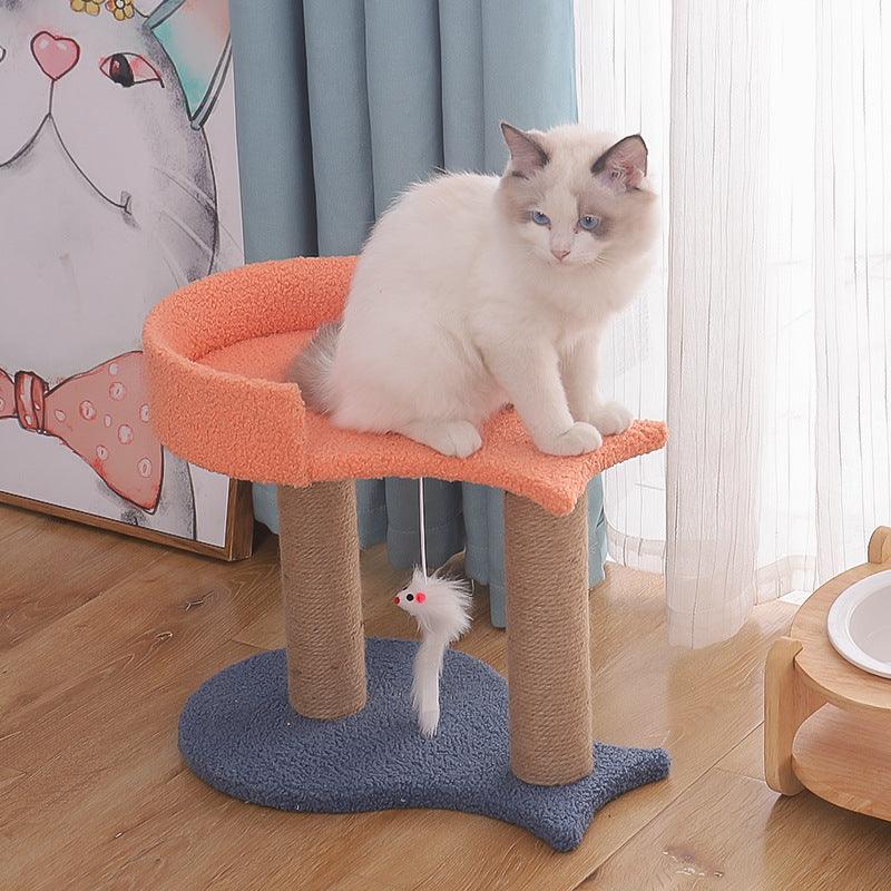 Cat Climbing Frame Cat Climbing Frame Cat Nest Cat Tree One Tongtian Column - Dog Hugs Cat