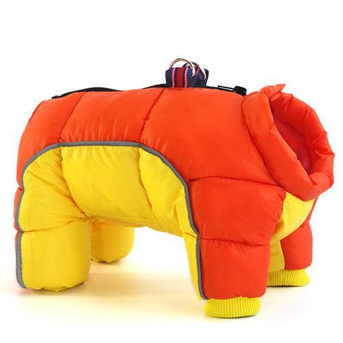 Pet Dog Winter Clothes Thick Warm Down Jacket Teddy Cotton Coat - Dog Hugs Cat