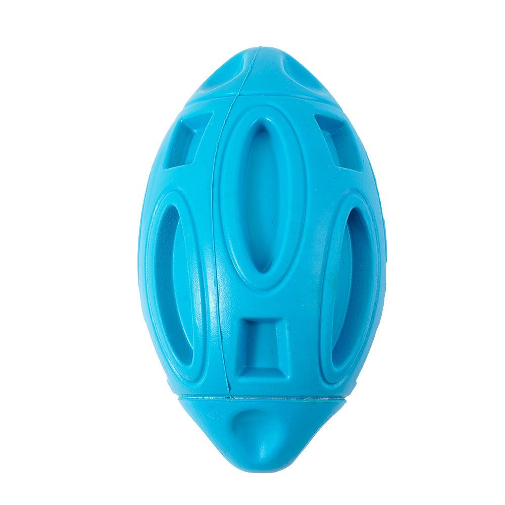 Pet Supplies Dog Toys Rubber Sounding Rugby Wear-Resistant Bite-Resistant Sounding Dog Ball - Dog Hugs Cat