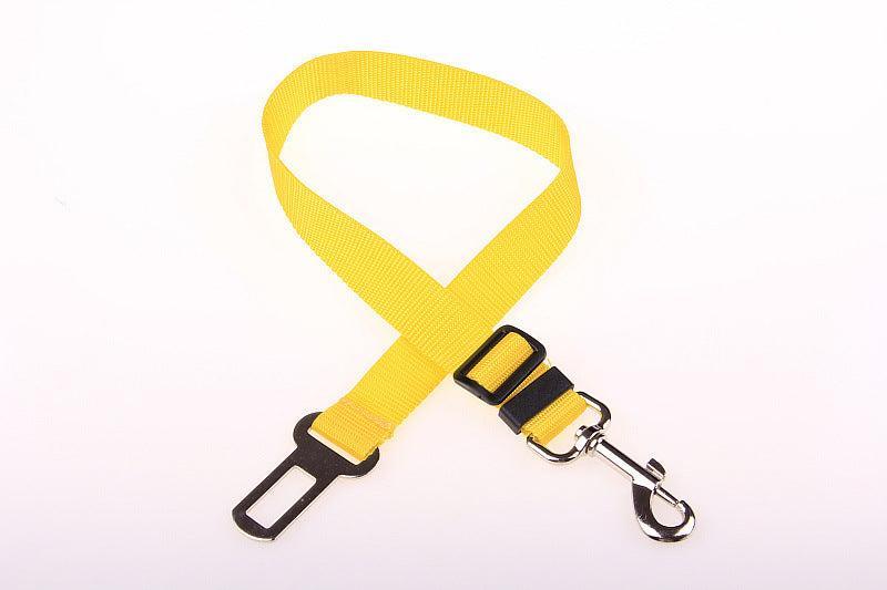 Adjustable Pet Car Safety Seat Belt Restraint Lead - Secure Your Furry Friend on the Go! - Dog Hugs Cat