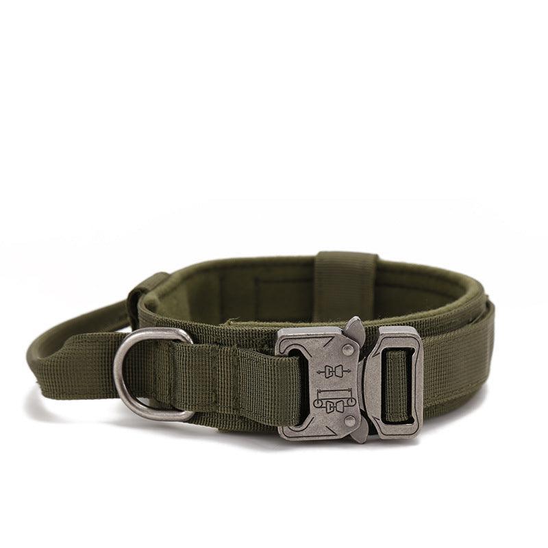 Adjustable Tactical K9 Dog Collar - Premium Quality Pet Collar for the Ultimate Control - Dog Hugs Cat