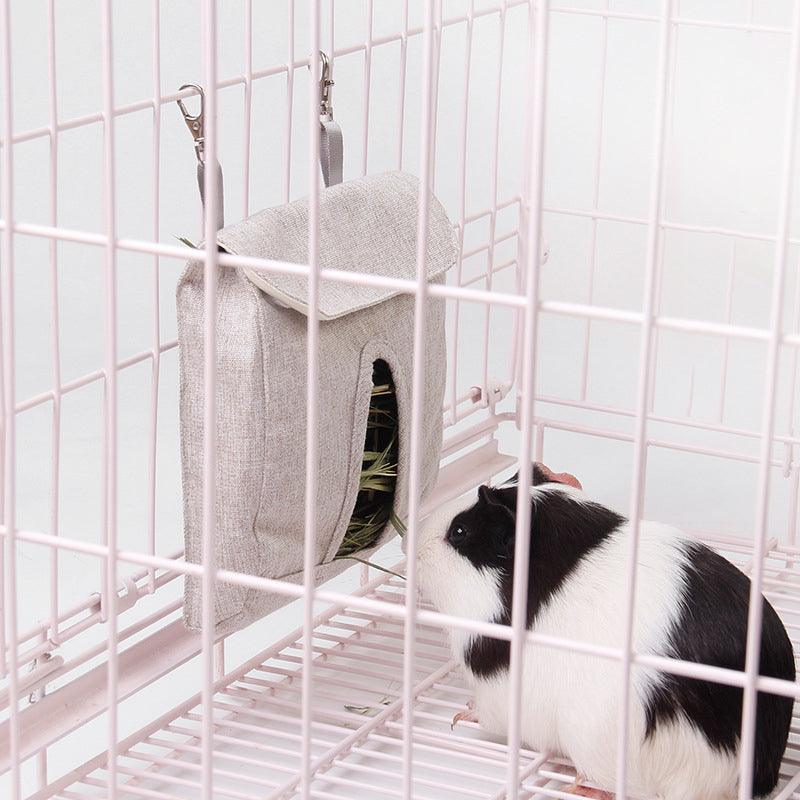 Rabbit Feeding Feed Bag Guinea Pig Hamster - Dog Hugs Cat