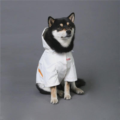 Tide Brand Windproof Rainproof Reflective Space Suit Pet Raincoat - Dog Hugs Cat